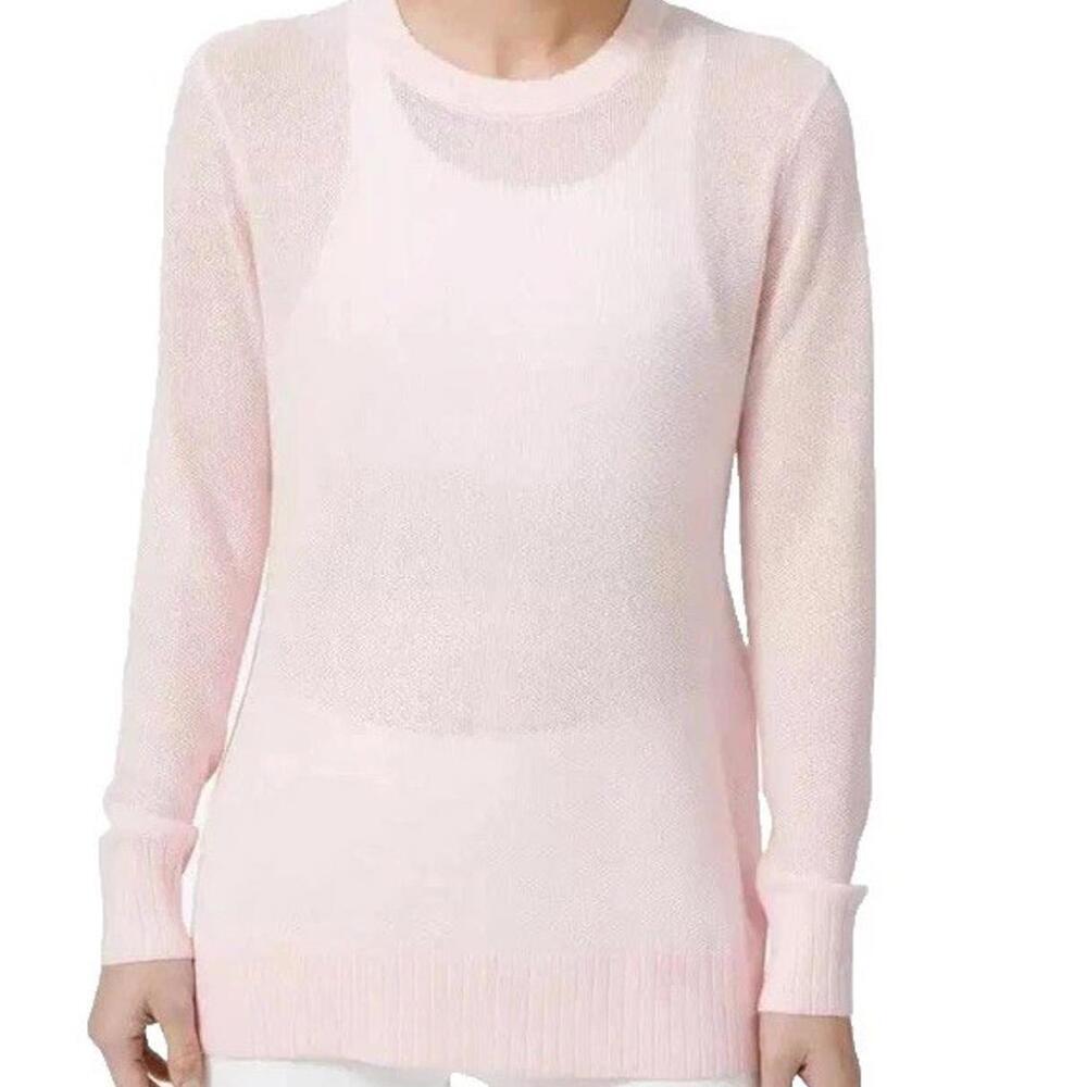 Lululemon Women’s S/M Pink Glow Cashmere Blend Sincerely Yours Sweater Open Back